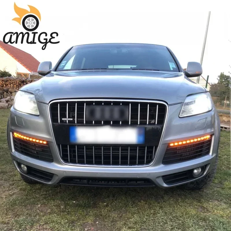 

LED Daylights For Audi Q7 2006-2009 Dynamic Turn Signal DRL Car LED Daytime Running Light 12V Auto Accessories