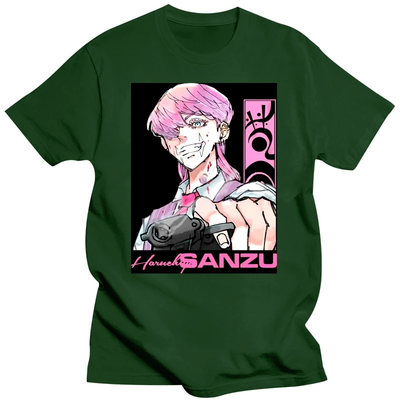 Japonia Anime tokio Revengers Sanzu Haruchiyo nadruk T shirty damskie moda męska Manga letnia Casual Oversize T-shirt z krótkim rękawem