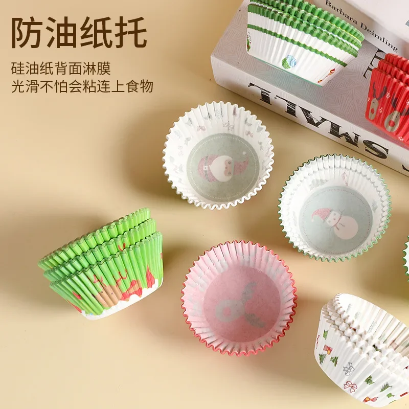 Бумажный стаканчик для торта Чашка для маффинов Держатель для бумаги с медом для снега Нижний держатель, круглый бумажный стаканчик для выпечки, устойчивый к высоким температурам держатель для хлеба