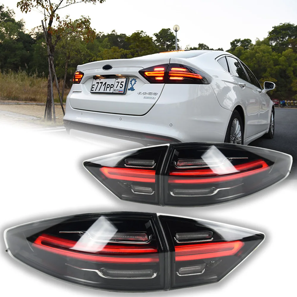 Car Lights For Ford Fusion Led Tail Lamp 2013-2016 Mondeo Signal Tail Light Animation Rear Stop Brake Reverse Auto Accessories