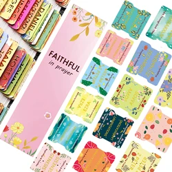 Bible Tabs,Cute Bible Tabs with Soul Nourishing Book Summaries,Bible Book Name+Bible inspirational book summary phrase for Bible