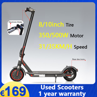 AOVOPRO Used Scooters 350/500W E-scooter Adult 10inch 35KM/H Electric Scooter 14.5AH Battery Smart Scooter for Adults Teenagers