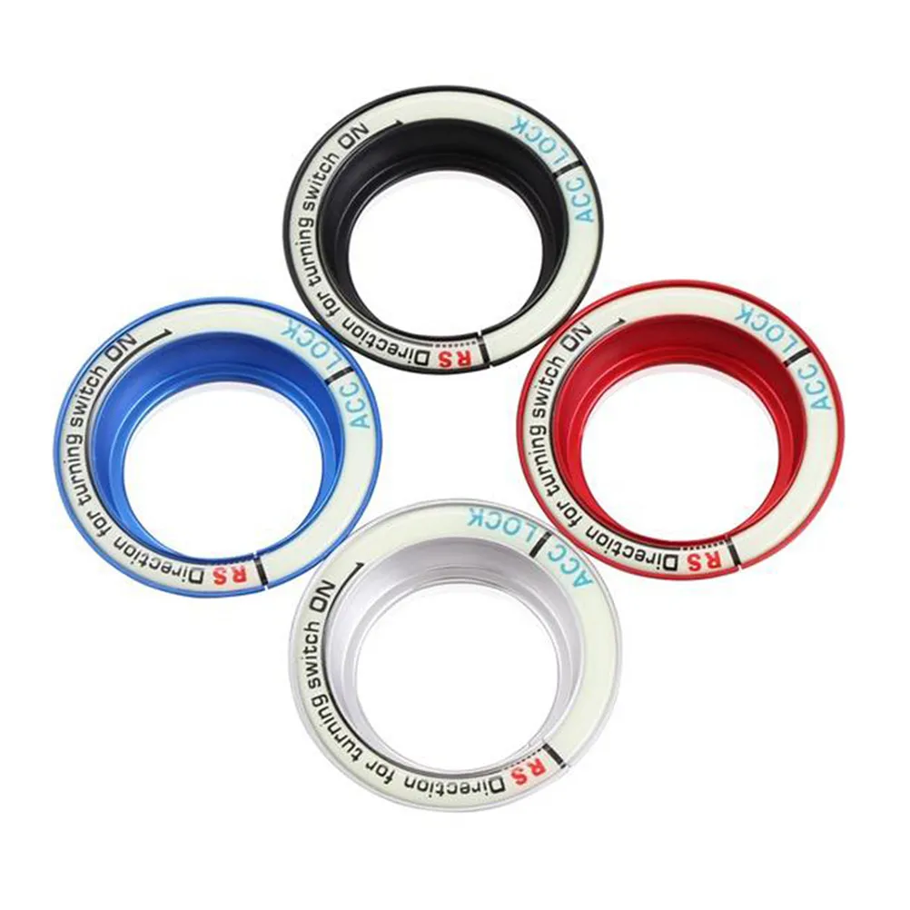 Specific Luminous Ring Decal Key Hole Cover Ignition Switch Protector Premium Aluminum Alloy Glow in Dark Self Stick