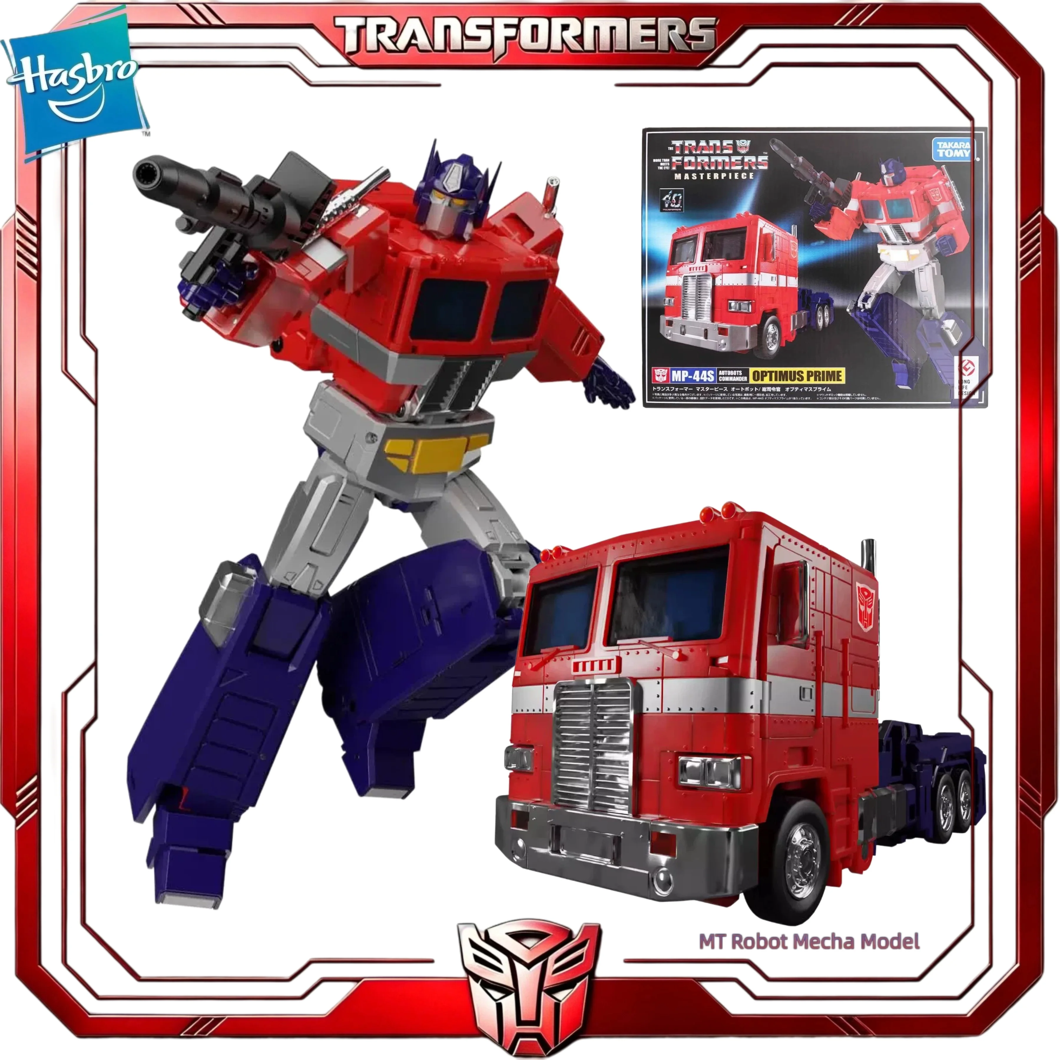 Op voorraad Officiële Takara Tomy Transformers MP-44S Optimus Prime G1 Toy Deco Masterpiece Collectible Action Figure Cadeau