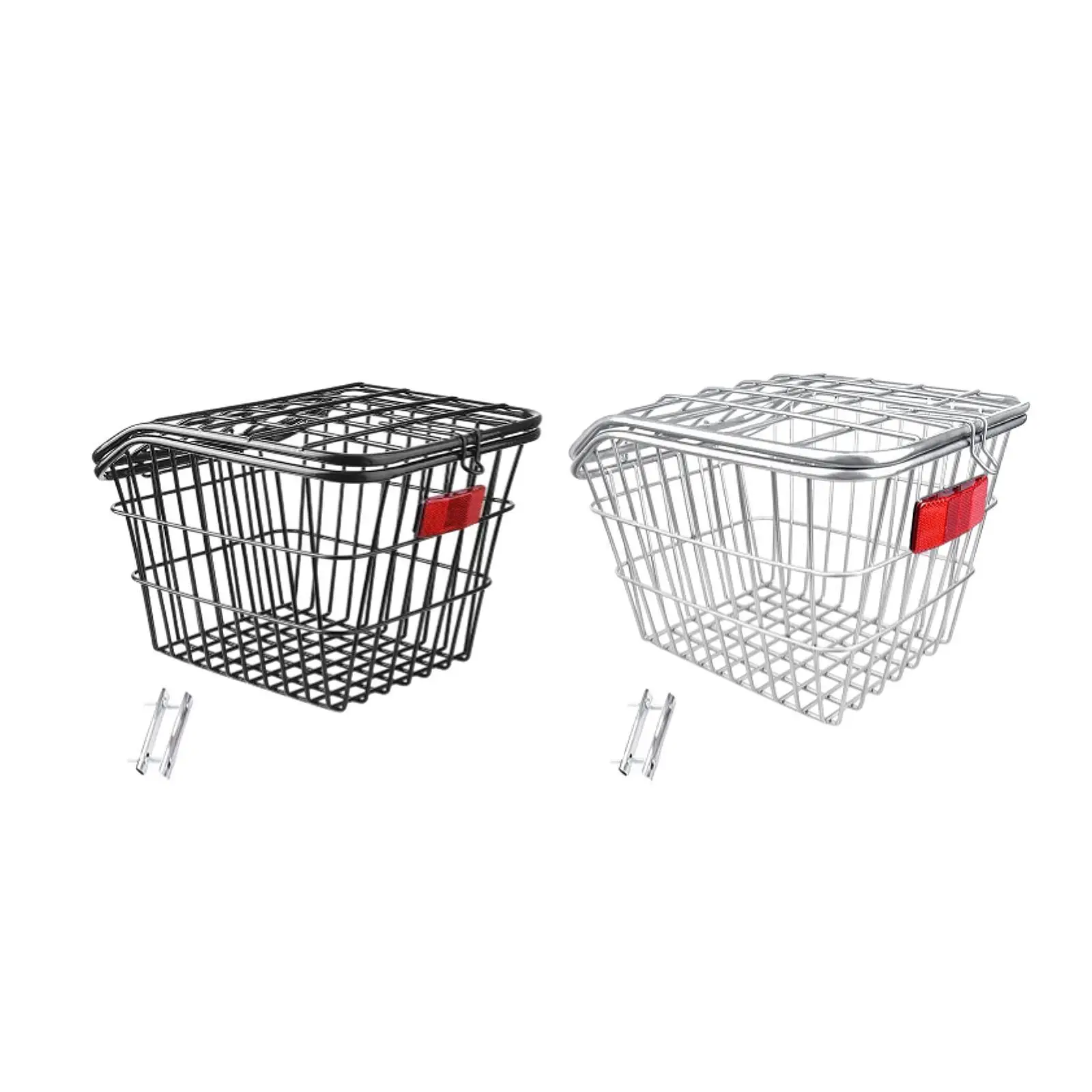 

Bike Rear Basket Iron Wire Sturdy Portable Elegant Convenient Assemble Biking Rack for Riding Accessory Road Bike Outdoor