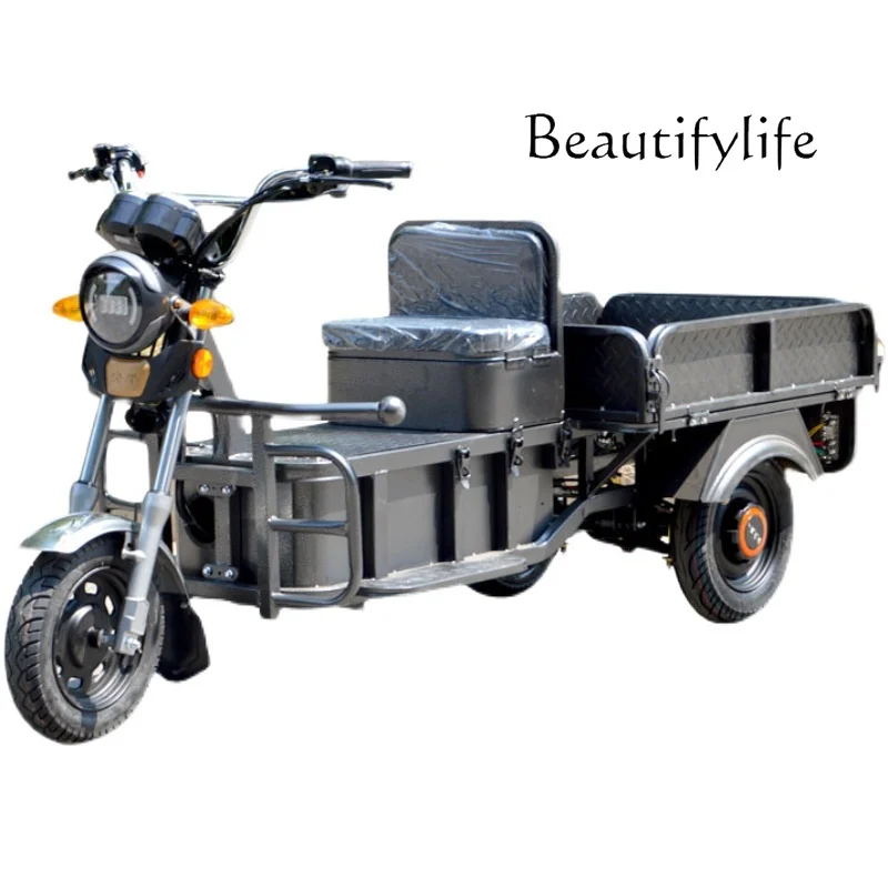 

Electric Tricycle Load Battery Adult 72V Cargo Pull Long-Distance Running Lithium Bicycle