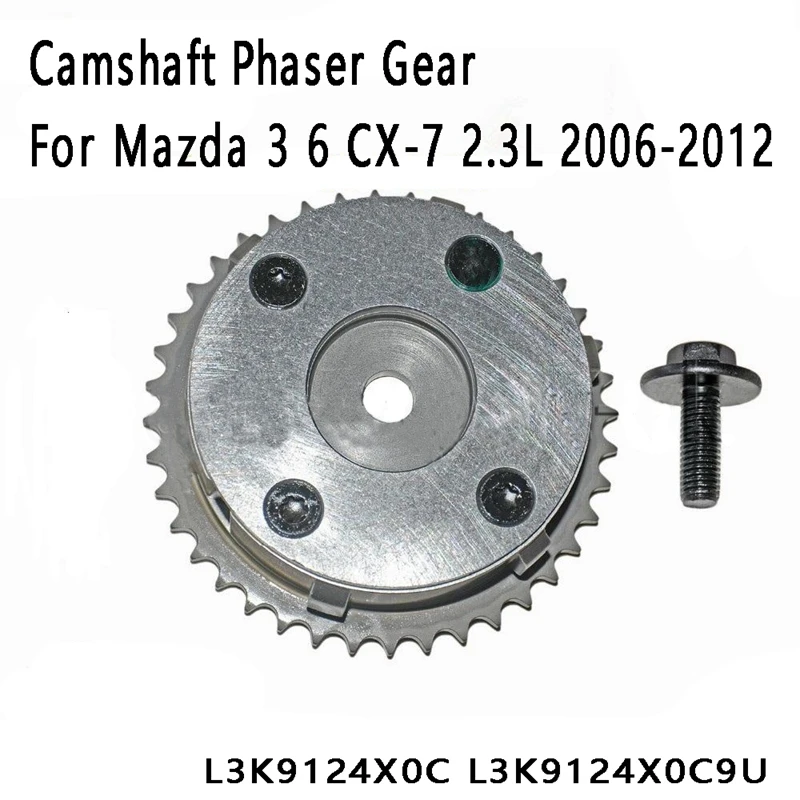 Camshaft Phaser Gear Camshaft Phase Adjuster For Mazda 3 6 CX-7 2.3L 2006-2012 L3K9124X0C L3K9124X0C9U