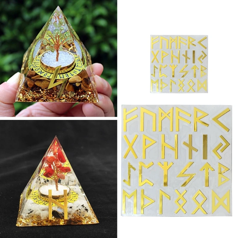 

Letter Chunky Glitter Epoxy Resin Decorative Stickers Luen Letter Sheet Metal Mobile Phone Pyramid-Sticker Resin Filling