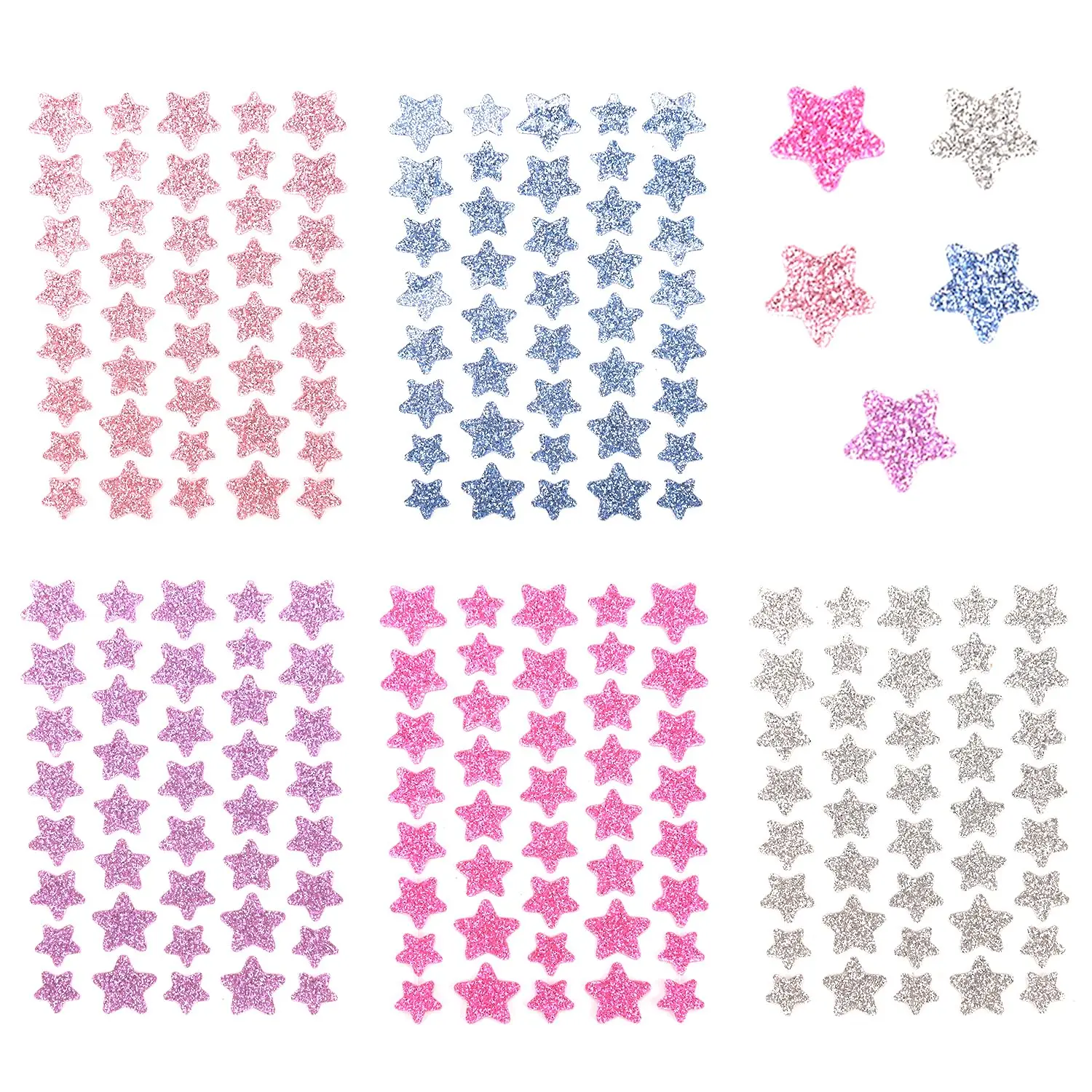 

200 упаковок блестящих пластырей со звездами и прыщами — 5 цветов, гидроколлоидные наклейки для пятен от прыщей, без салициловой кислоты для фестивалей подростков