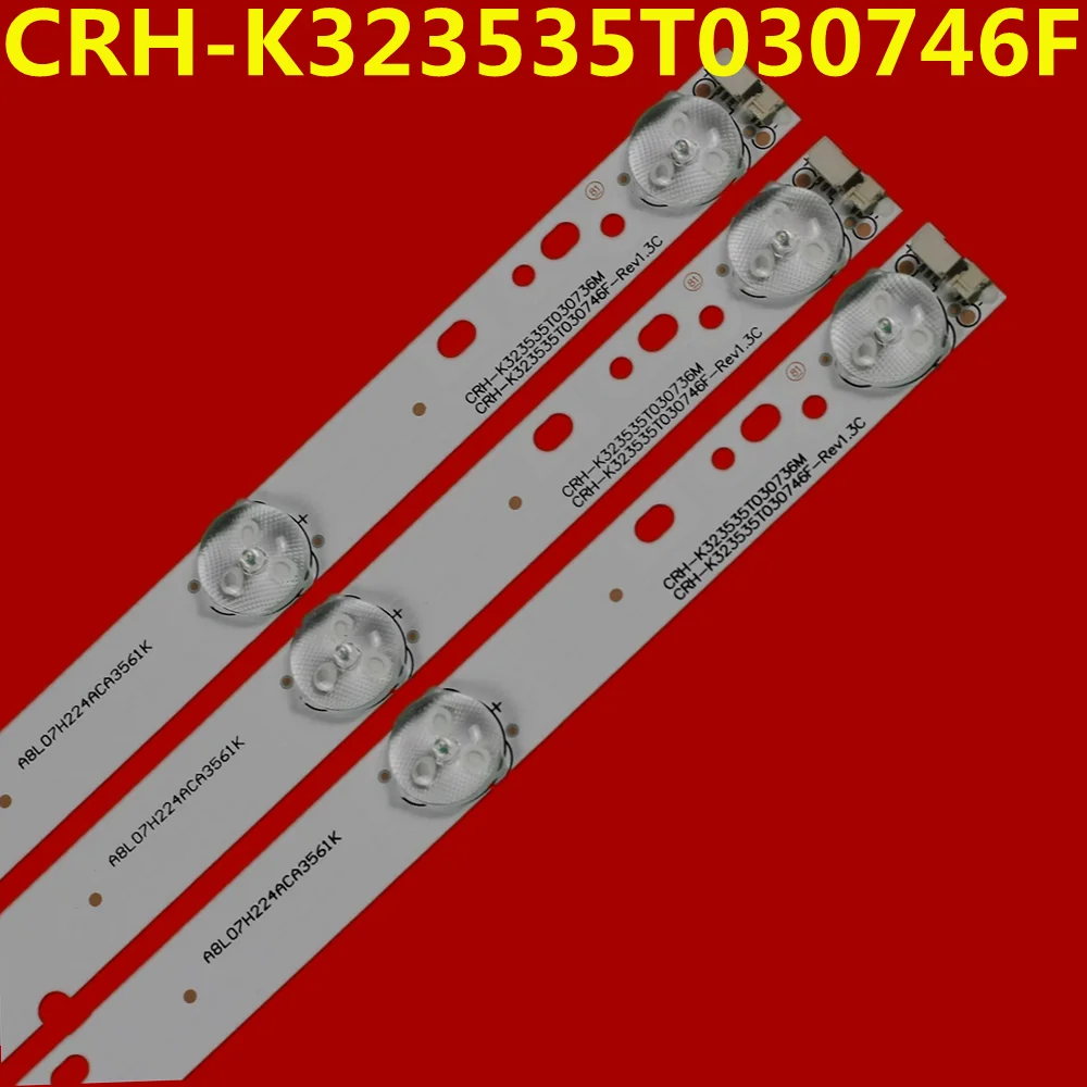 30PCS LED Strip 7lamps For CRH-K323535T030746F-Rev1.3C XSJ32D07-ZC14C-01 BOEI320WX1-01 32S230 32S560 LED32C370 32L21 CN32CN735