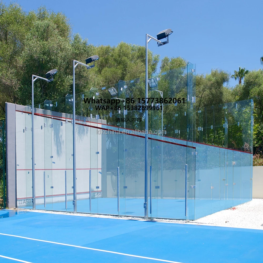 LDK Sports Equipment Glass Squash Court Portable Squash Court Accessories for Squash Racket