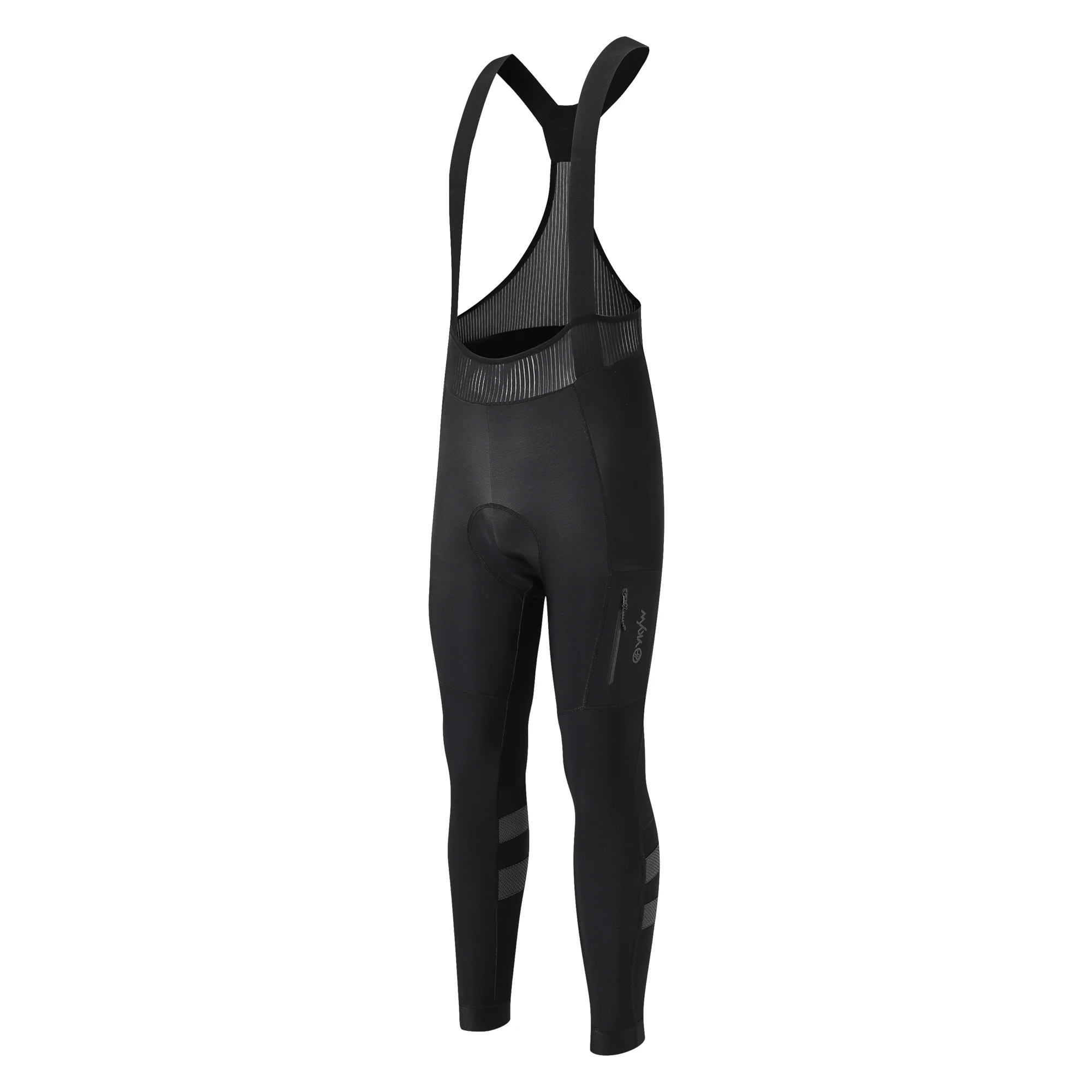 YKYWBIKE Women Winter Cycling Bib Tights Anti-Splashing 4 Pocksts Thermal Fleece Female Road Bike Bib Long Pants Bicycle Pants