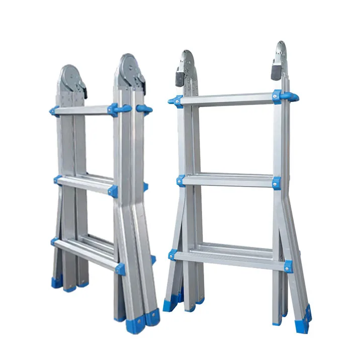 Heavy duty Extension Telescopic step Ladder for Indoor & Outdoor with Anti-Slip Sturdy and Wide Pedal Ladder