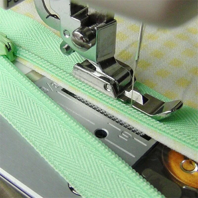 Zipper Sewing Machine Presser Foot Left Right Narrow Foot Compatible With Low Shank Snap On Singer Brother Sewing Accessories