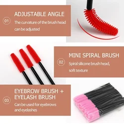 100PCS Eyelash Brushes Makeup Brushes Disposable Mascara Wands Applicator Spoolers Eye Lashes Cosmetic Brush lash extension tool