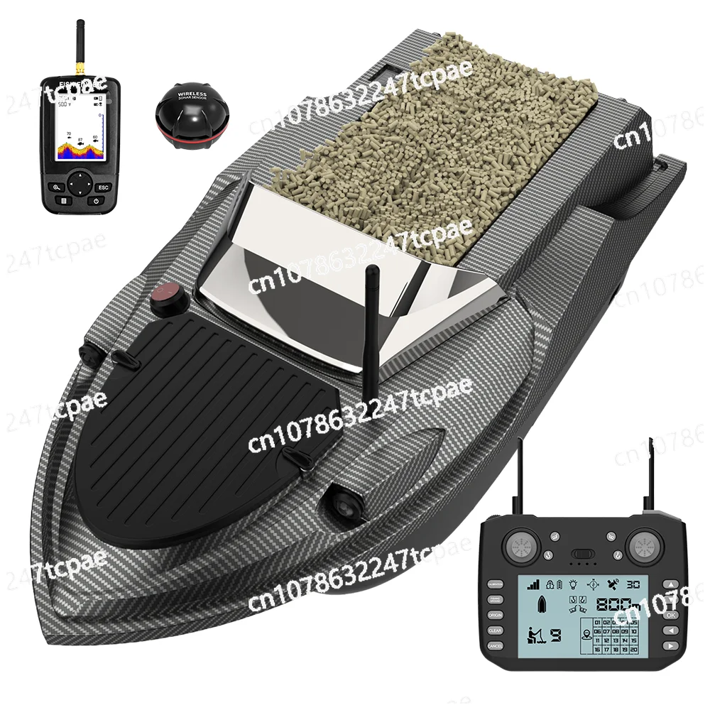 

Global Positioning System Point Automatic Return Sonar 12v High Speed Carp Bait Boat with Release Hook
