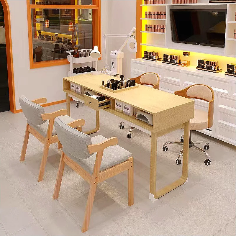 

Multifunction Modern Nail Tables Professional Aesthetictable Storage Dressing Nail Table Japanese Reception Desks Furniture FYMT