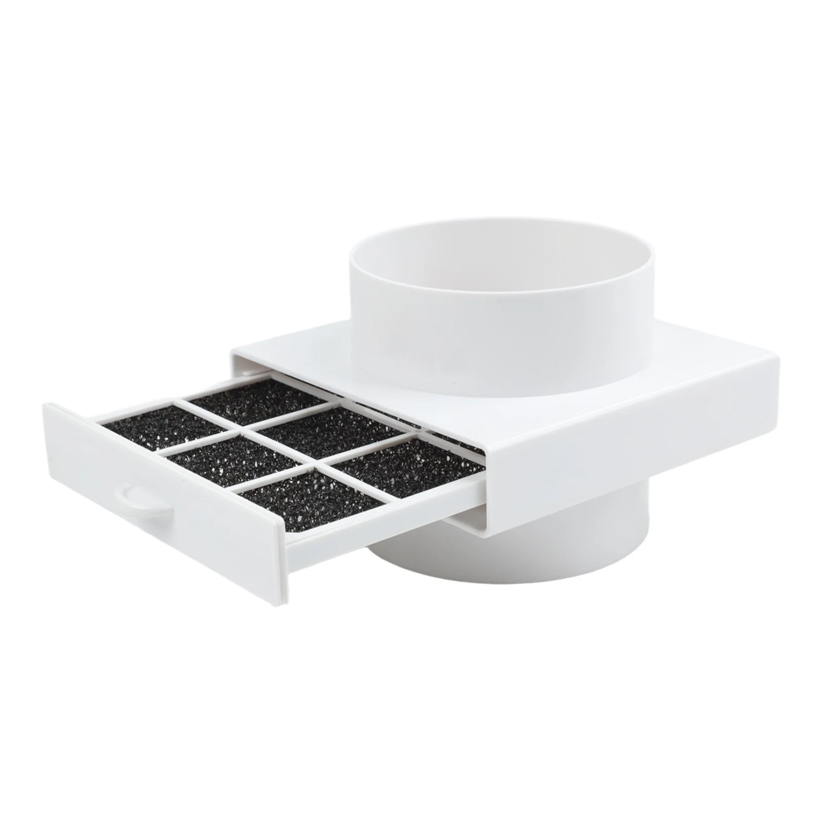For PVC and PE Pipe Compatible Duct Air Filter Featuring Washable and Reusable Sponge Net for Improved Air in Ventilation Setups