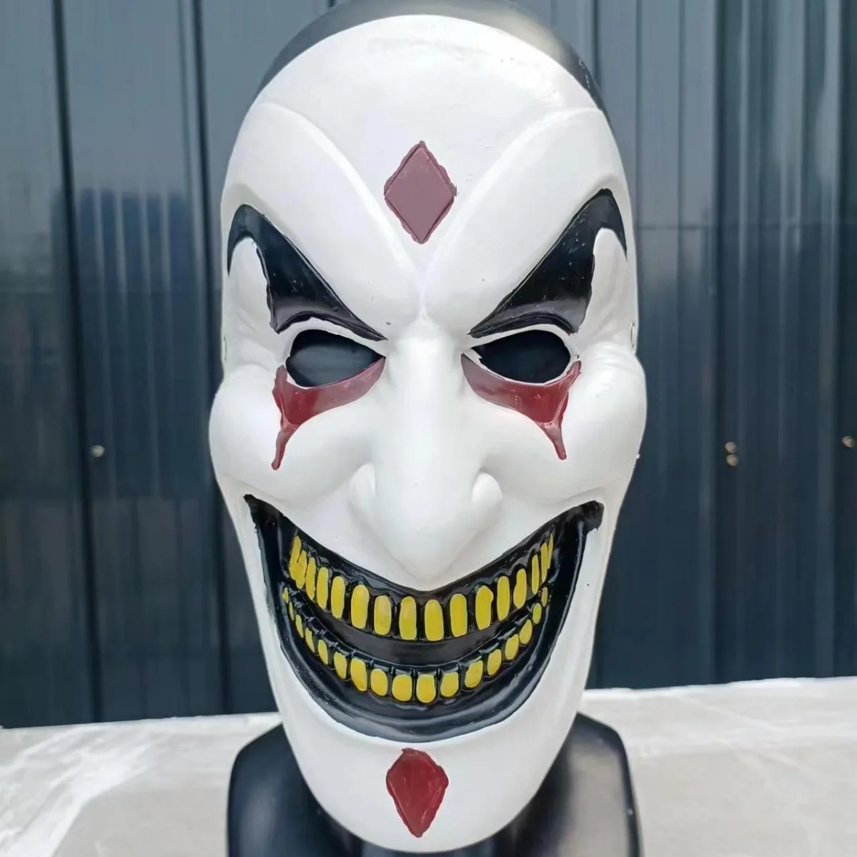 Halloween Joker Mask Cosplay Clown Costume Party Props Full Face Funny Terror DecorationHalloween Dress Up Costume