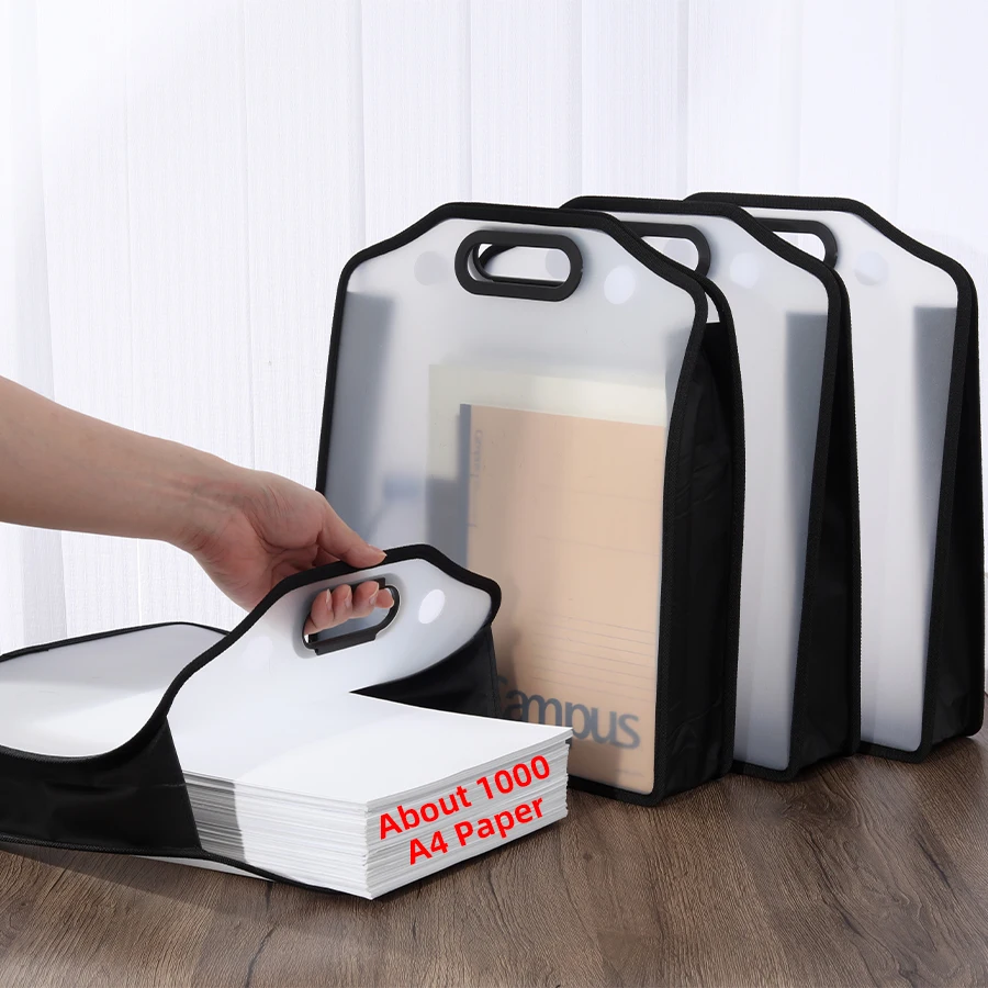 1/6 Pcs Large Capacity Opening Design Scrapbook Paper Handpicked Vertical Storage Box Sheets Expanding Paper Storage For Holding