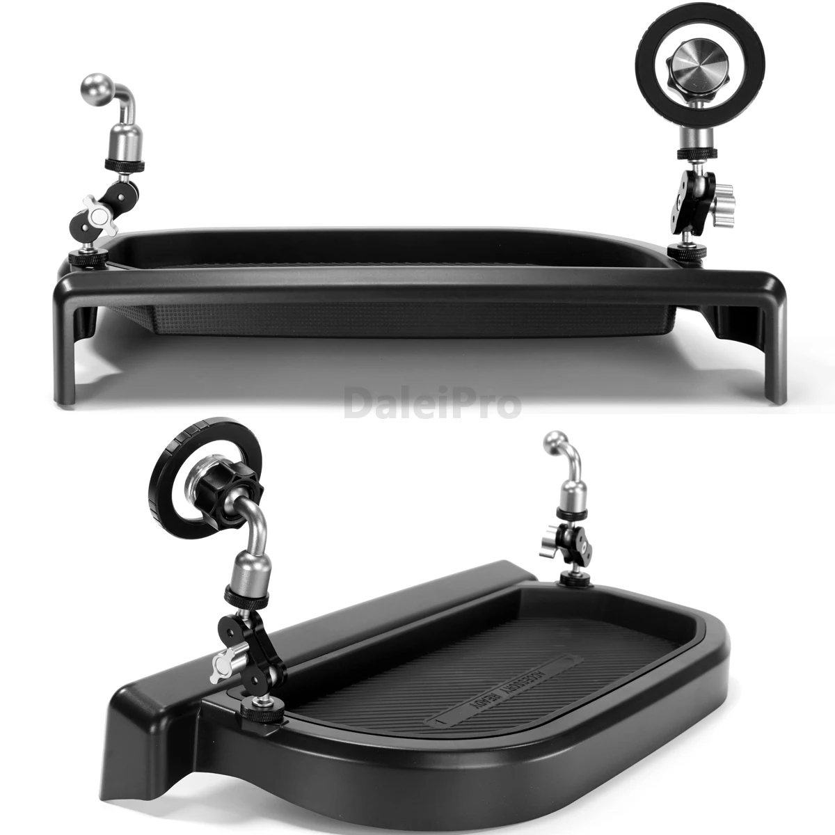 For Ford Bronco Sport 2025 2026 Screen Fixed Base Double Phone Holder Car Double-layer Storage Box 360-degree Adjustable Mount