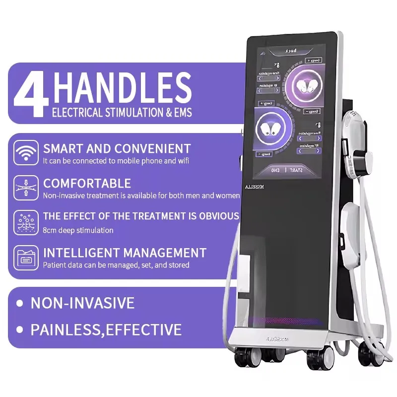 

2026 EMTTNEO Новейший аппарат для коррекции фигуры с управлением через телефон, 8500 Вт, 4-в-1: для похудения, формирования мышц, красоты тела и сжигания жира