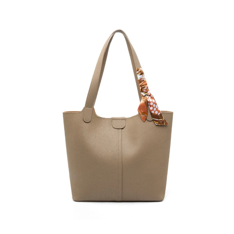 

Брендовая элитная женская сумка на плечо из натуральной кожи, повседневная сумка-тоут, женский кошелек, простой дизайн, сумка для поездок на работу