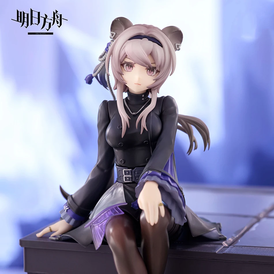 Figura de Anime Arknights Lin, figura de tapón de fideos, modelo de figura de acción de PVC, colección bonita, decoración de escritorio, juguetes Figuart, regalos