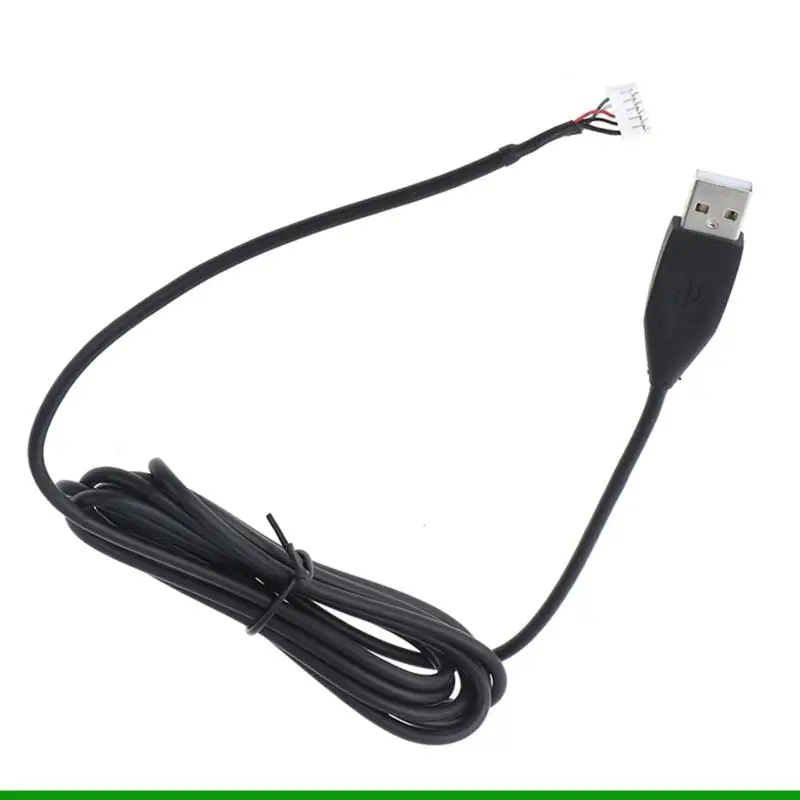 U55C USB Mice Line, 2m USB Mouse Cable Black Wire Replacement Repair Partsfor  MX518 MX510 MX500 MX310 Gaming Mouse
