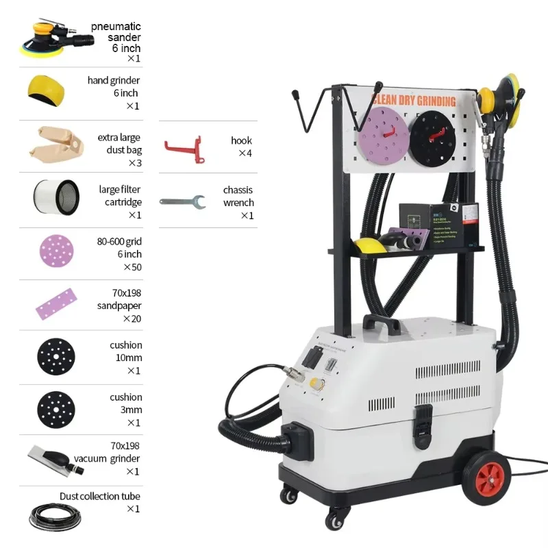 Gorąca nowość: bezpyłowa maszyna do szlifowania na sucho do lakieru samochodowego