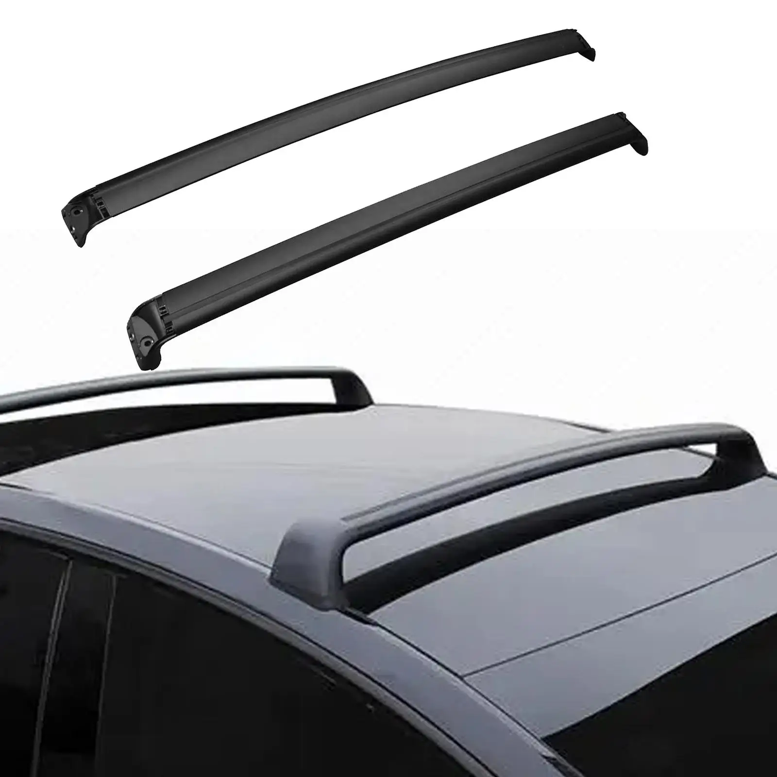 

Roof Rack Cross Bars Rooftop Luggage Cargo Carrier Replaces Aluminum Alloy High Performance Premium Roof Racks Rack Crossbar