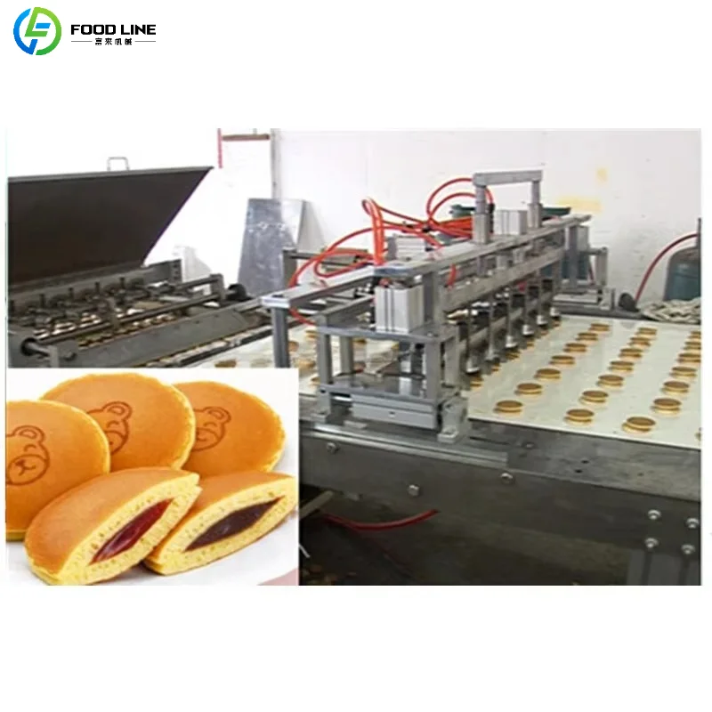 Customized Commercial Dorayaki Pancake Making Machine with Non-Stick Plate Dorayaki Pancake Production Line
