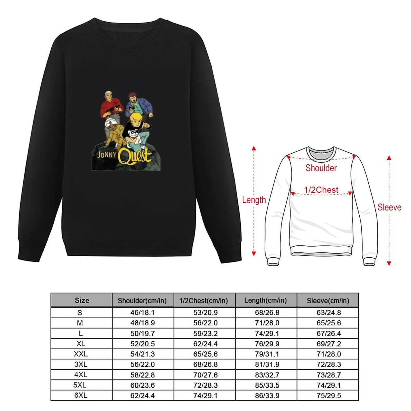 Die wahren Abenteuer von Jonny Quest Pullover Herbstjacke Herren Herbst ästhetische Kleidung Bluse ästhetische Sweatshirts