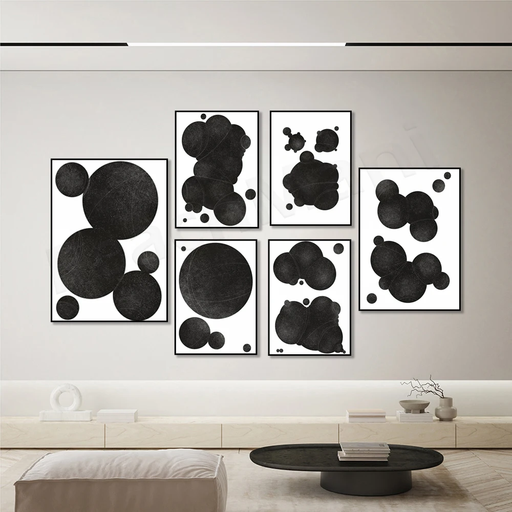 

black and white, universe, planets, quantum physics, abstract art, ecology, physical chemistry poster canvas office wall decor