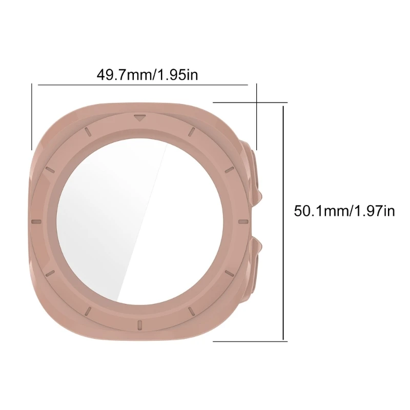 Scratchproof Cover with Screen Protector Film for watch 47mm Dustproof Housing Screen Film Protective Case