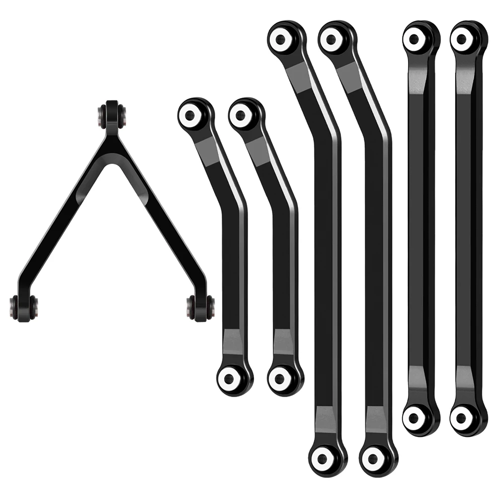 MIBIDAO Aluminum Alloy Link Rod Kit for Axial SCX24 GX470 1/24 RC Crawler Car Parts