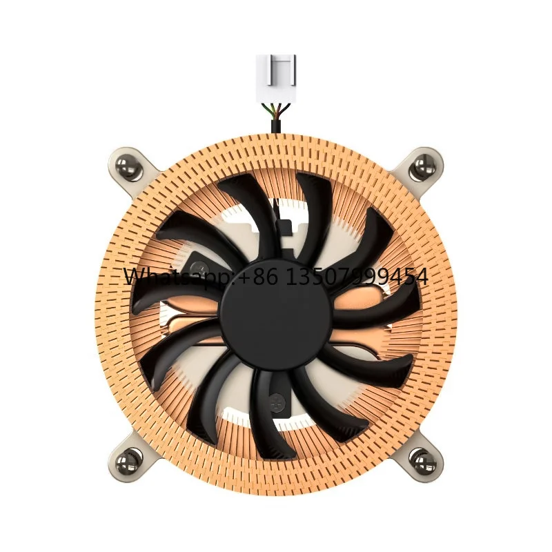 Ultra-thin Cpu Cooler for All in One Pc Processor Cooling Htpc Lga 1200 115X 1700 Industrial Computer Mini Hosts ITX Pwm Cpu Fan