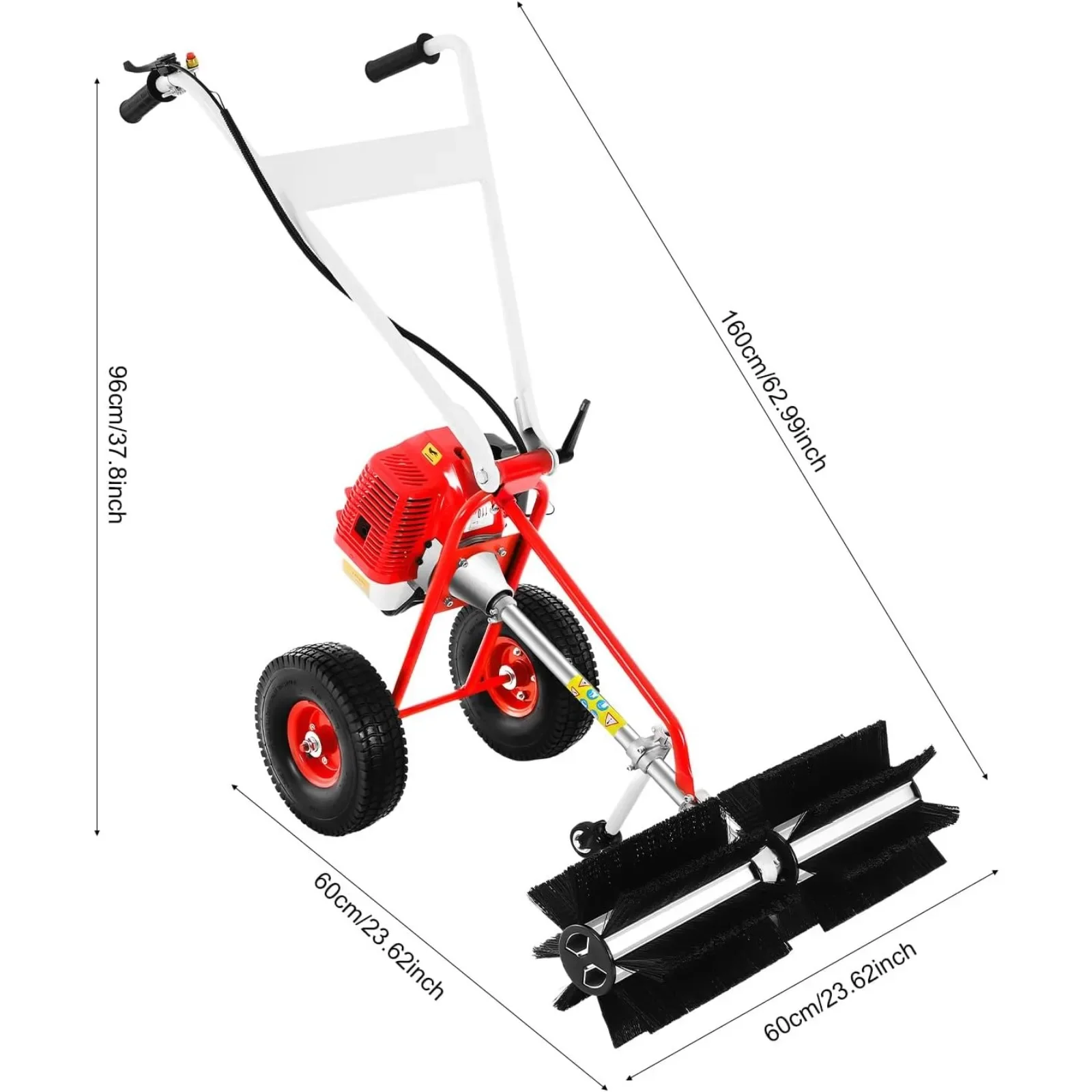 Penyapu Salju Efisien dan Hemat Waktu dengan Mesin Bensin, Penyapu Rumput dan Penghilang Gulma dengan Mesin Bensin