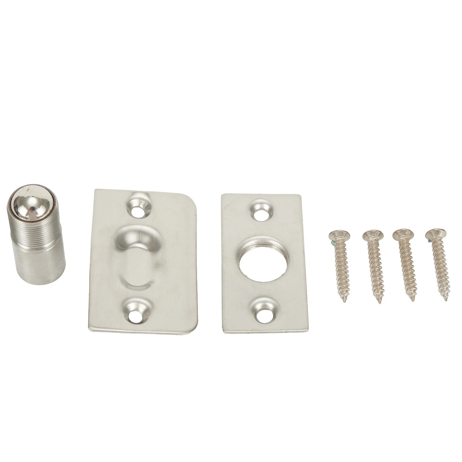 Internal Latch Set for Doors Adjustable Roller Ball Catch Lock Sturdy Stainless Steel Construction for Extra Security