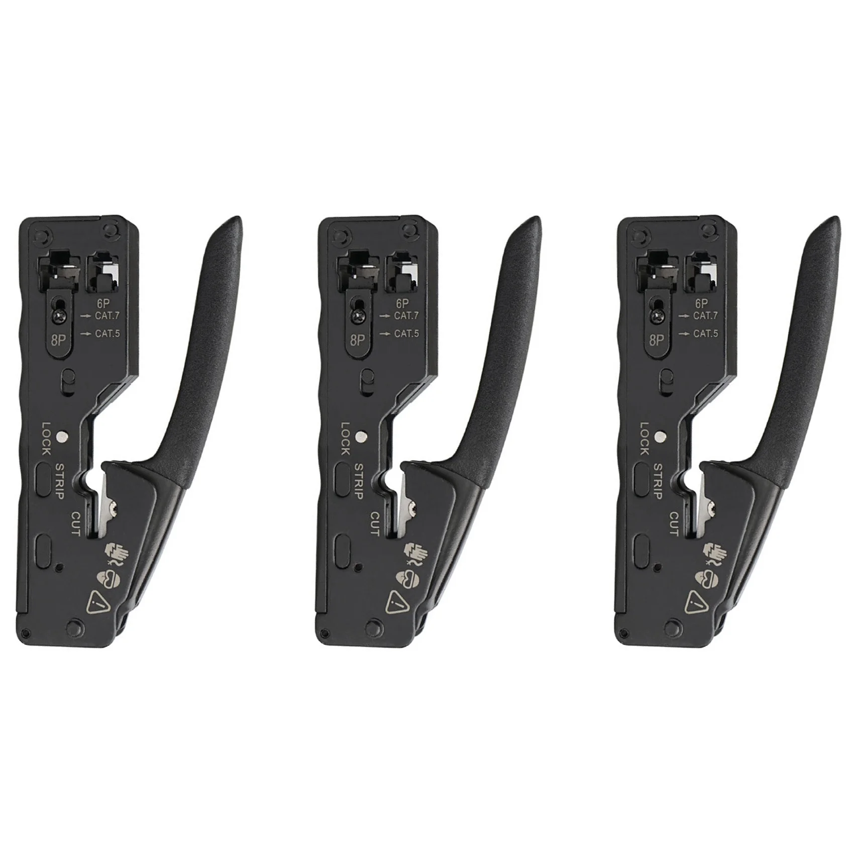 Ingenious-3X Network Cable Crimper RJ45 Crimp Tool Cutter Stripper For Rj45 Cat7 Cat6 Cat5 Rj11 Rj12 Connector Crimper Pliers