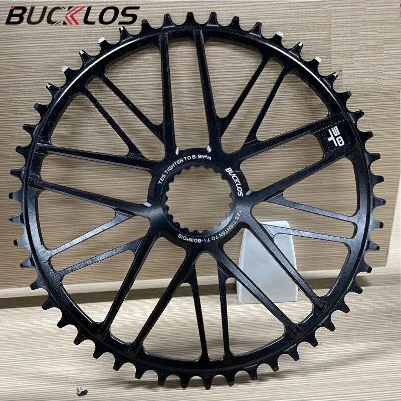 BUCKLOS Bike Chainring 50T CNC Aluminum Alloy Bike Chainring Road Gravel Bike Chainwheel for SHIMANO Direct-Mounted Bicycle Part