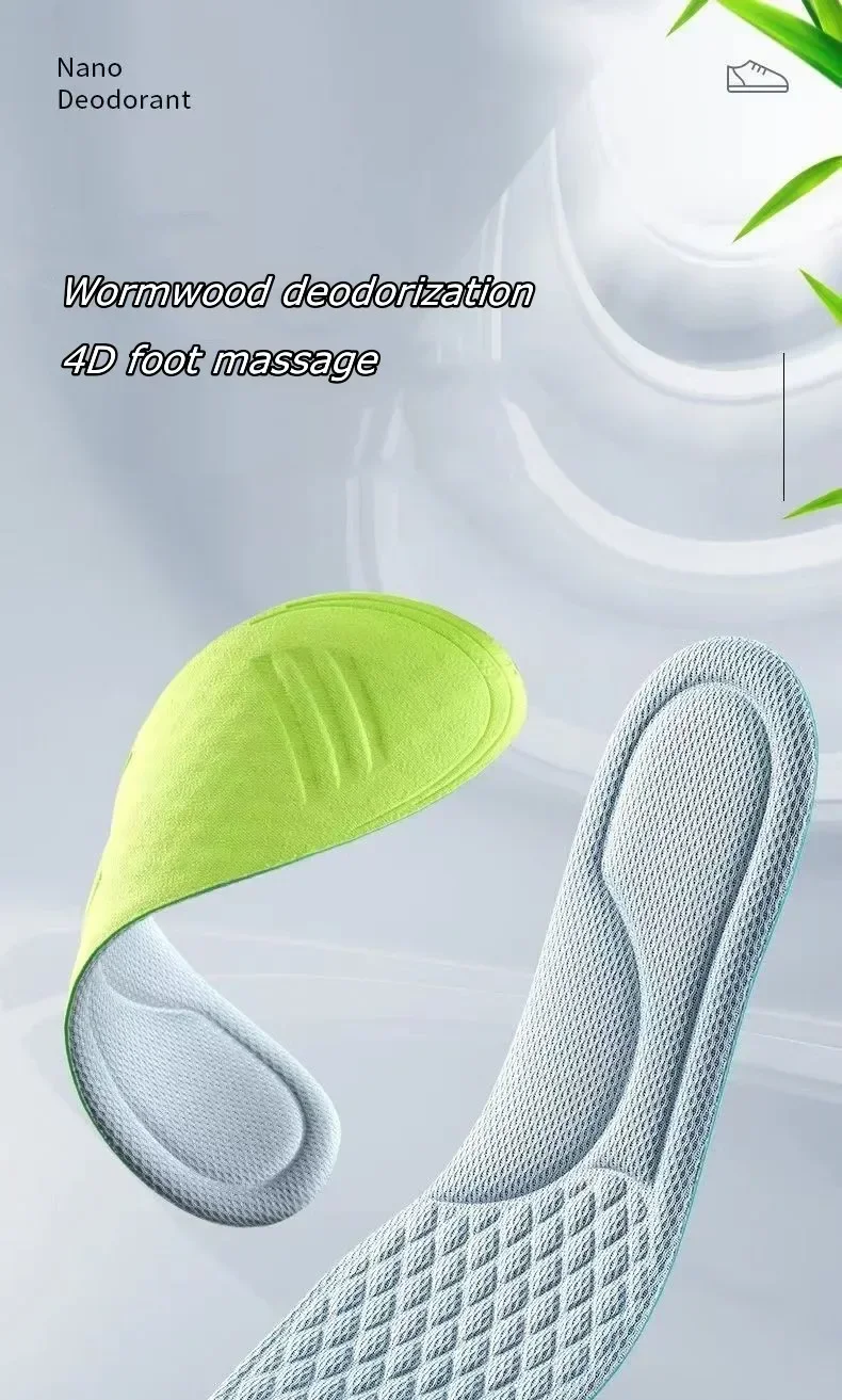 Sportliche Fußgewölbe-Einlagen für Schuhe, schweißabsorbierend, atmungsaktiv, geruchshemmend, weiche Schuhpolster, Schuh-Einlagen für Damen und Herren. – Detail 1