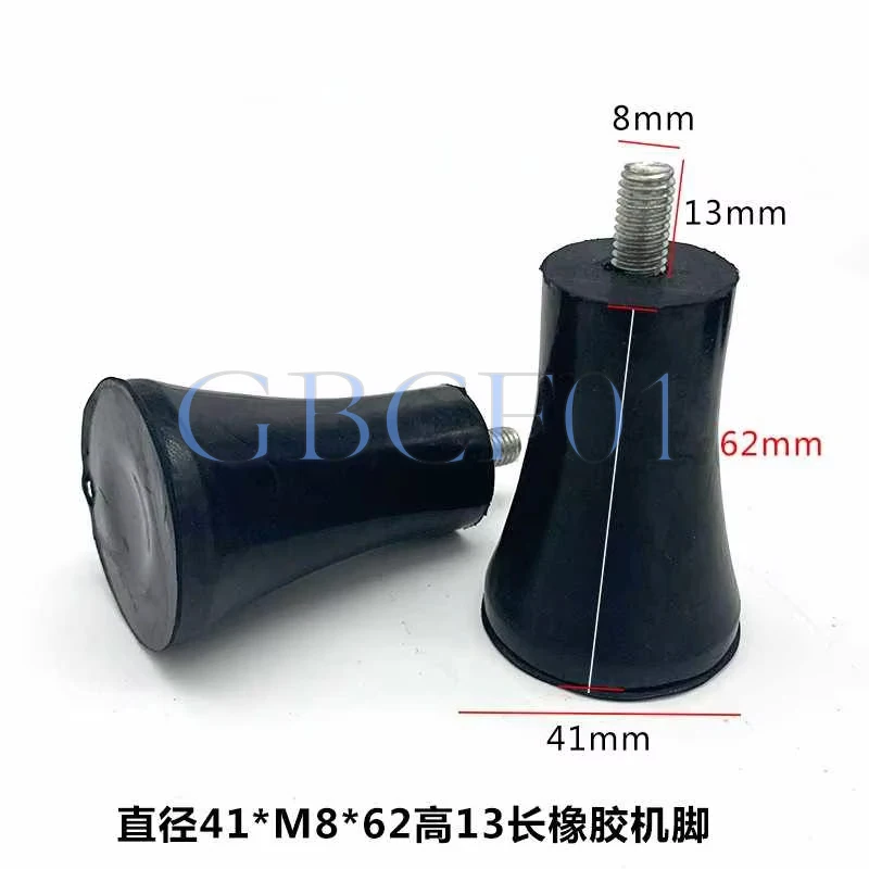 1/3/5/7-12Pcs Black Rubber Adjustable Feet Pad Screw Chairs Furniture Leg Table Leveling Feet Pad Screw Anti-skid M8
