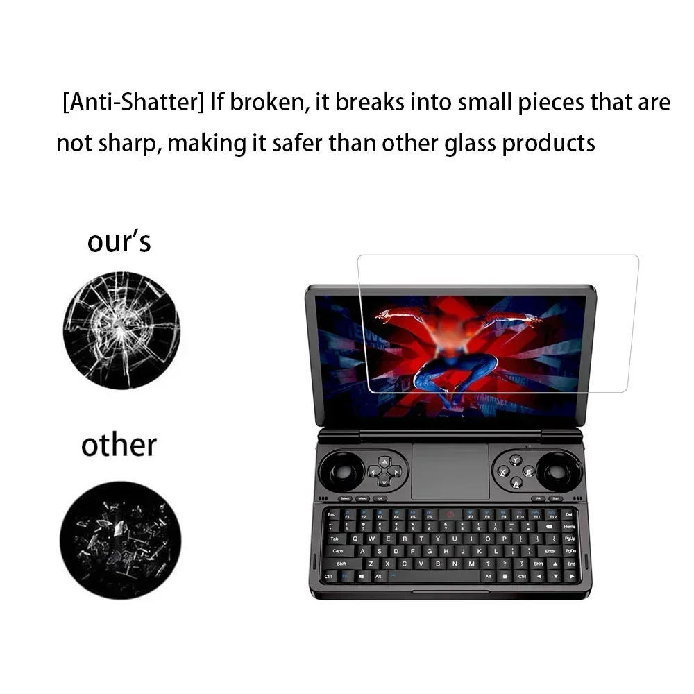 Screen Protectors for GPD Win Mini Player Games Tempered Glass Protective for GPD Win Mini 9H HD Screen Protector Film - Image 2