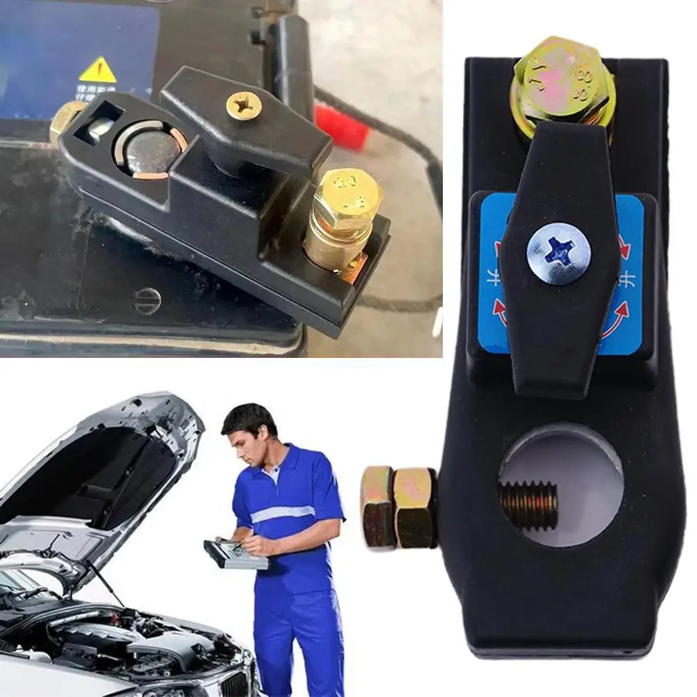 12V/24V Universal Car Battery Disconnect Battery Master Cut Off Power Disconnect Power Isolator For Ca O1P6