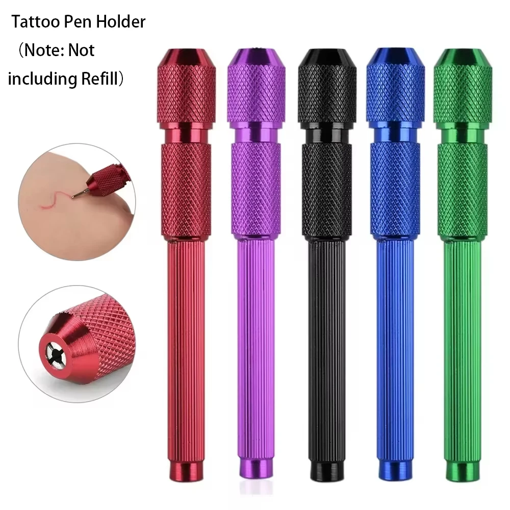 

1pc Tattoo Marker Pen Metal Housing Pen Cap Microbalcing Pen Lip Makeup Eyebrow Stencil Maker Tattoo Accessories Makeup Supplies