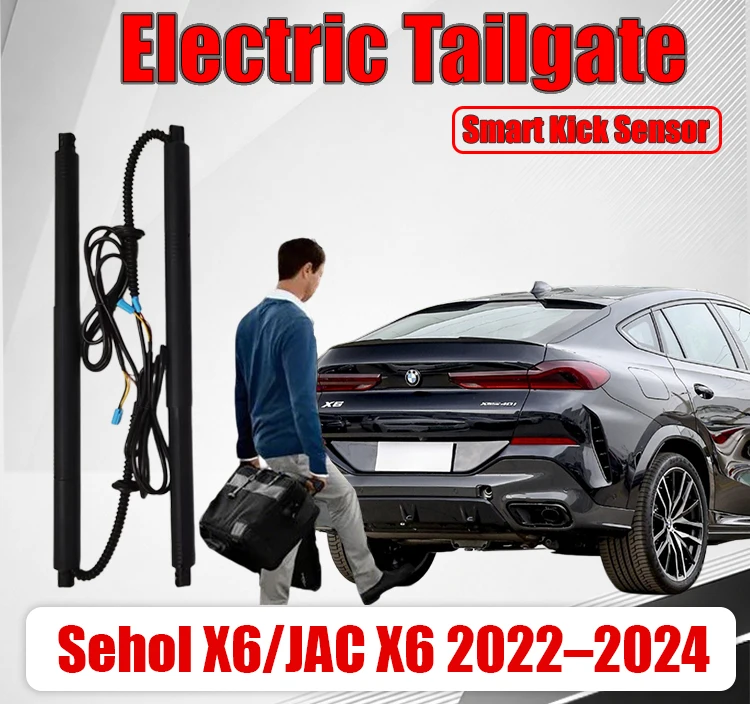 Electric Tailgate Upgrade Kit For Sehol X6/JAC X6 2022–2024 Power Lift Support Rods Auto Trunk Boot Lid Power Liftgate Modi