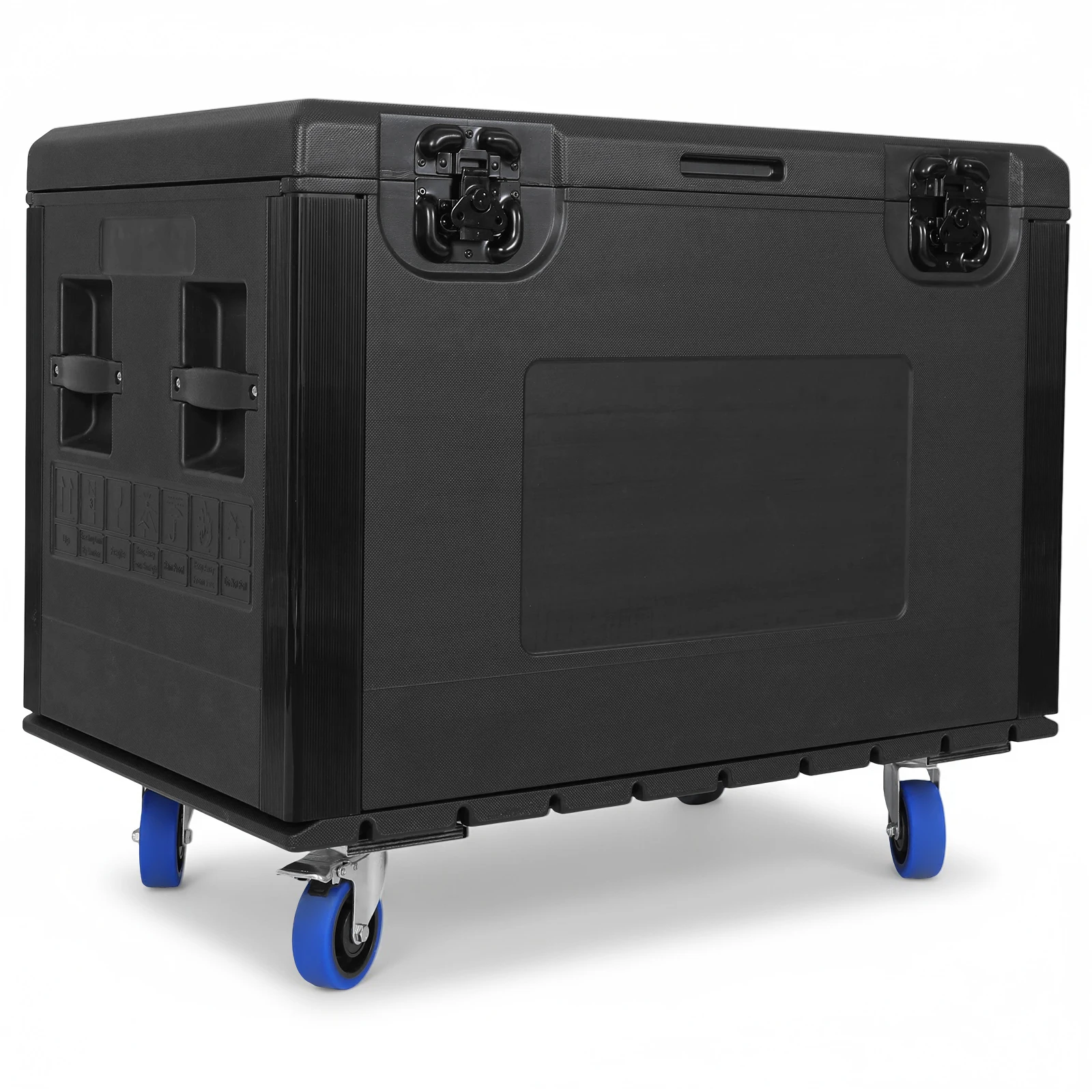 

Utility Cable Trunk Road Case with Wheels Outdoor Stall Wheeled Tool Box Waterproof for Pro Audio & DJ Equipment Storage