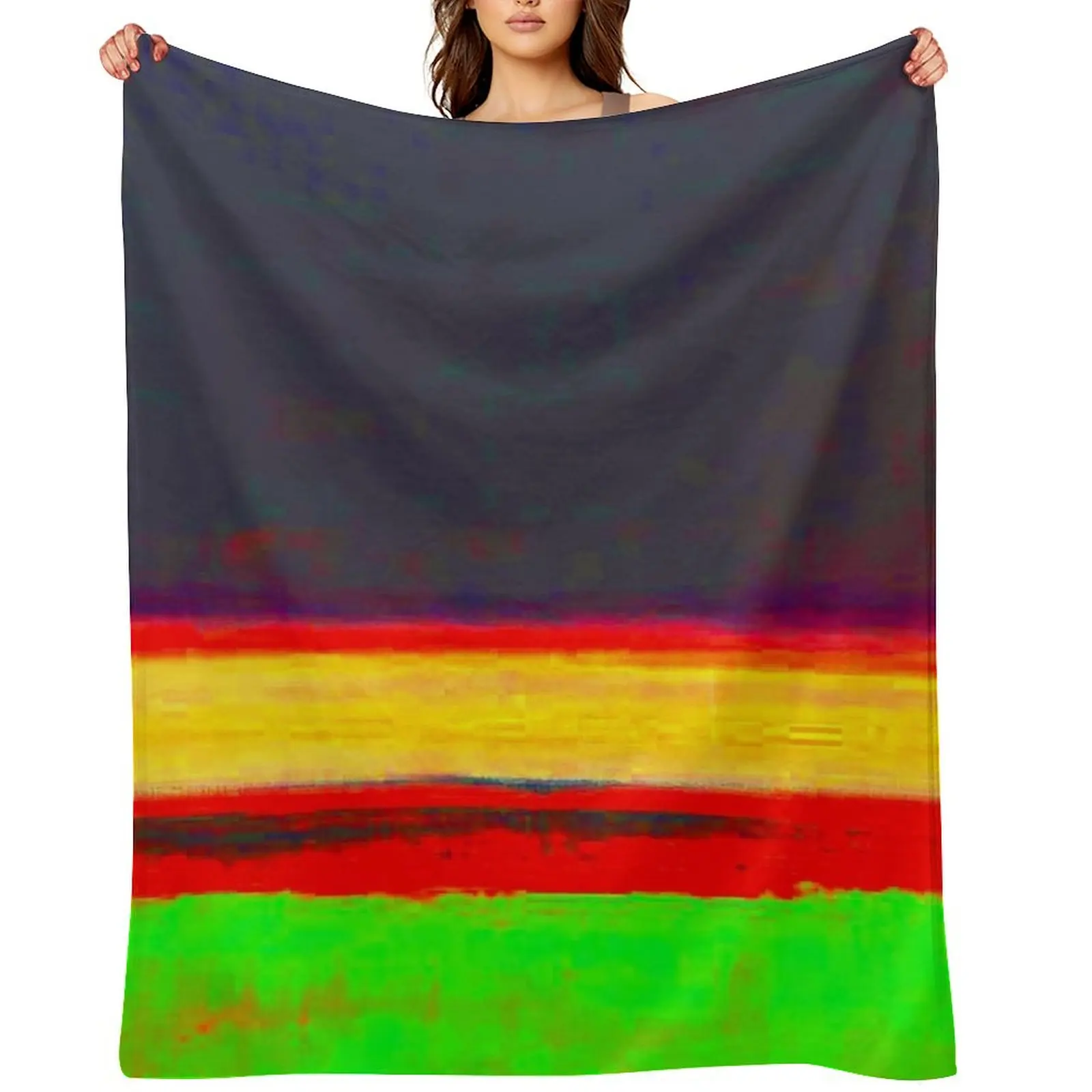 

Artwork by mark rothko Throw Blanket For Sofa Thin Luxury Thicken warm winter Kid'S Blankets