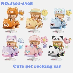 Microparticle building blocks Mini Street View Takoyaki Coffee Shop Fruit pie pair cute bag series for children Christmas gifts
